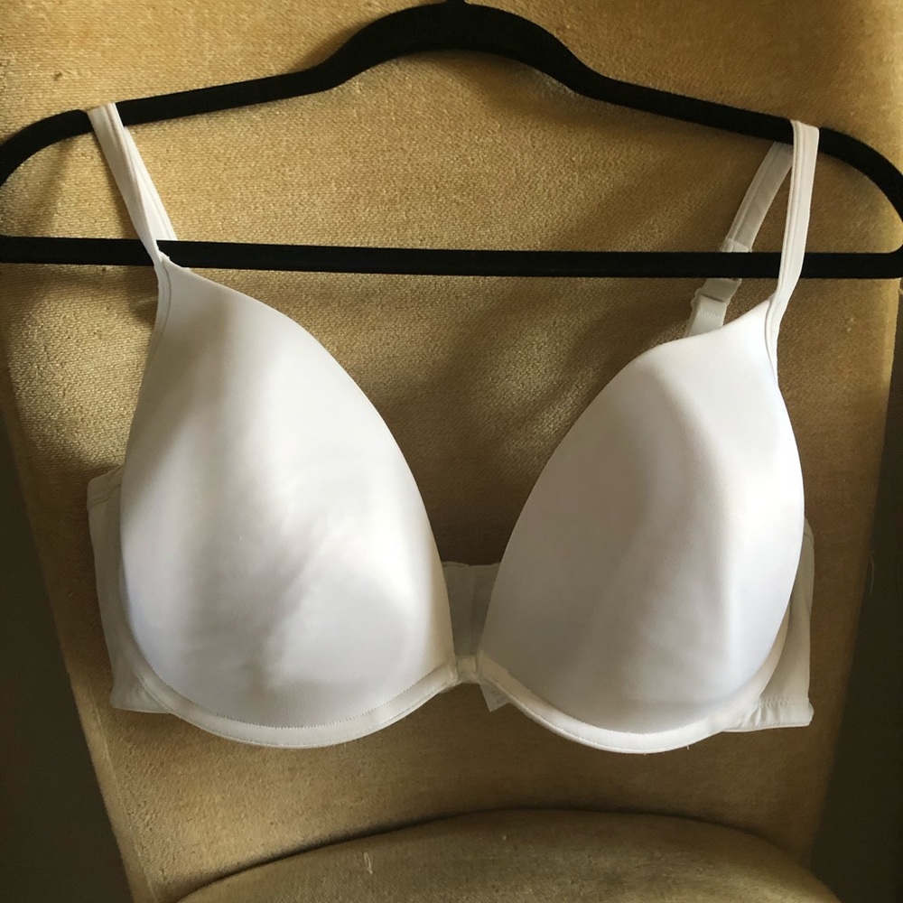 White push up bra